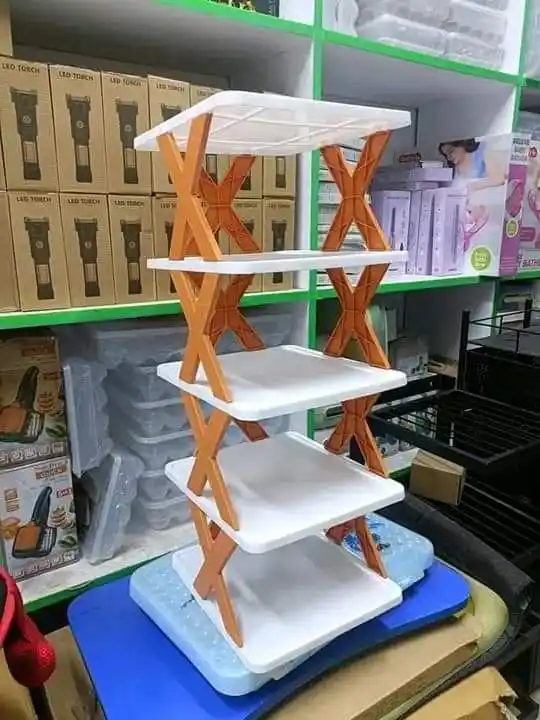 Multifunctional 5 layer shoe rack