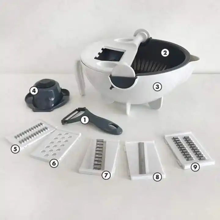 wet basket vegetable cutter