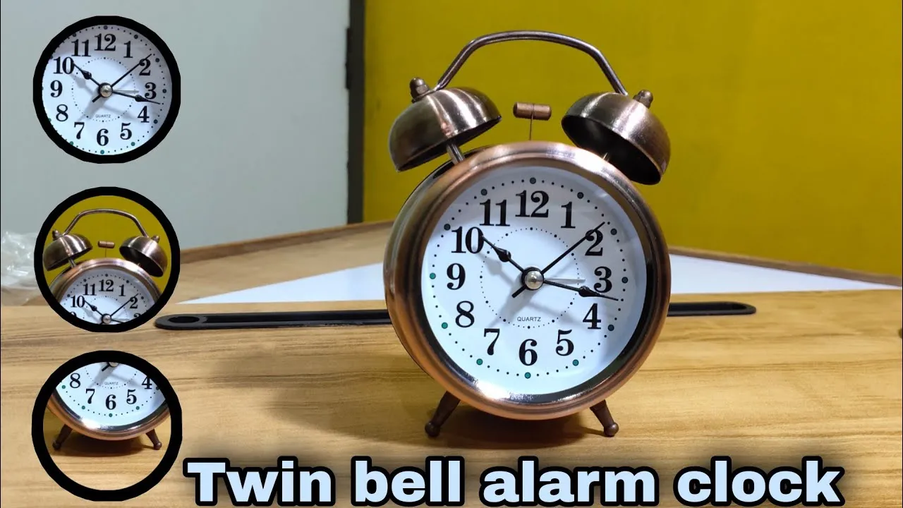 Twin bell alarm clock