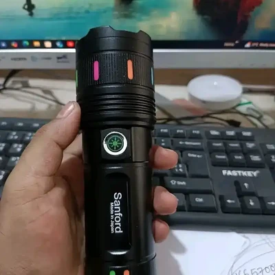 Sanford Super Bright Flashlight – White Laser LED Made in Japan 18650mAh battary